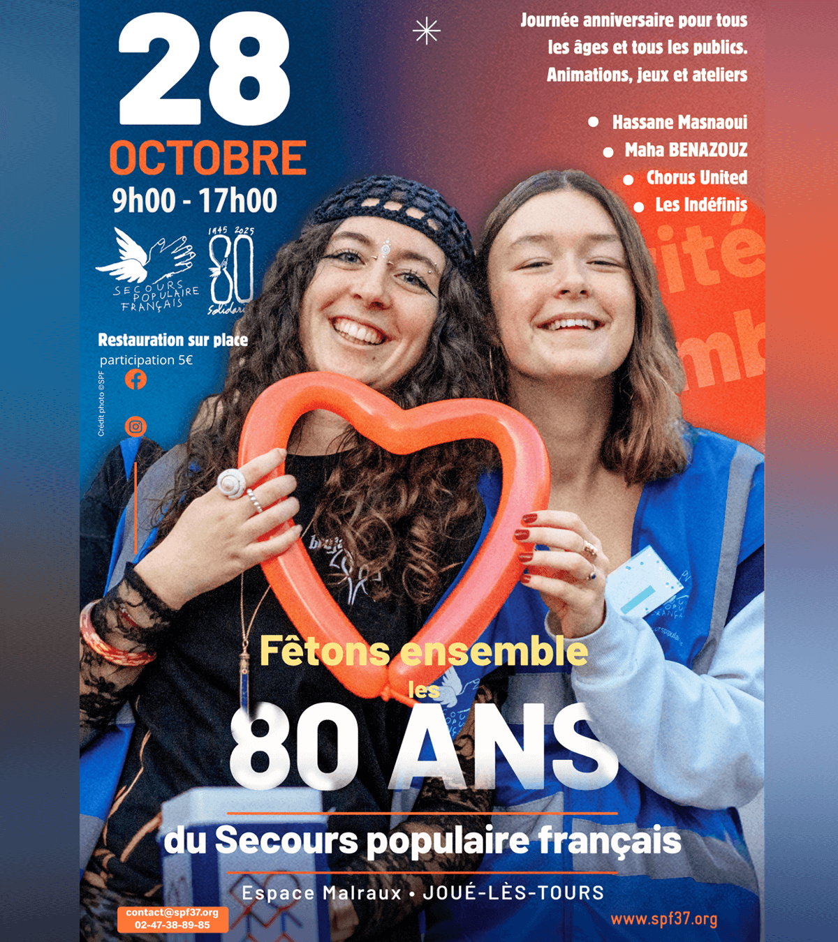 Secours populaire Indre-et-Loire 80 ans de solidarité en région Centre
